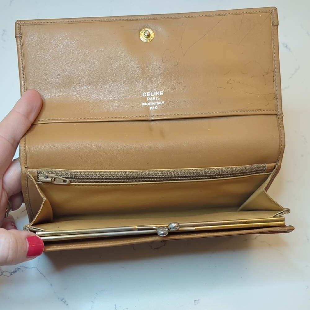 Celine Kisslock Long Wallet - Picture 9 of 13